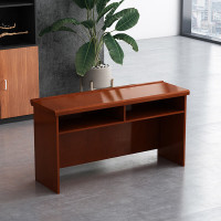 臻远 ZY-TZ-09 条桌培训桌会议桌听讲桌油漆贴木皮家具 1400*400*750mm(±5cm) 红胡桃色