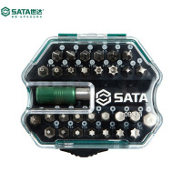 世达(SATA)31件套6.3mm系列气动旋具头组套汽修气动工具快脱磁性接杆 09333
