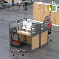 臻远 GWC-004 职员办公桌 屏风桌组合员工位电脑桌职员工位 对坐双人位