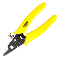 史丹利(STANLEY)光纤剥线钳可调式电缆三口剥皮钳米勒钳 电缆电线电工剪线钳 84-869-22