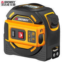 深达威(SNDWAY) SW-TM60 红外测距仪钢卷尺二合一高精度电子尺激光尺 60+5米