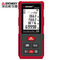 深达威(SNDWAY)SW-DA70 测距仪锂电池语音红外线手持激光测量仪电子量房卷尺室内距离测量工具 70m