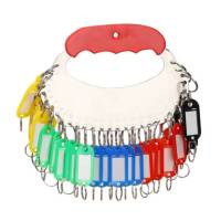 三宇不锈钢钥匙盘钥匙圈钥匙板可标记钥匙牌钥匙环扣(钥匙盘+标记牌)28位 (单位:个)