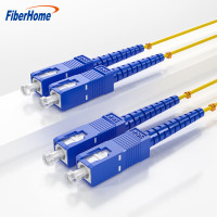 烽火 单模双芯光纤跳线 SC-SC-10M 电信级光纤连接线 光缆跳线 SC-SC光纤跳线10米