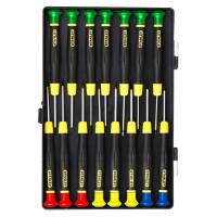 史丹利(STANLEY)精密螺丝刀钟表起子组十字一字花形米字螺丝批15件套66-383-23