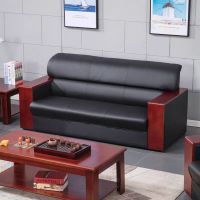 JL/俱林 真皮办公沙发3人位 2200*800*860mm 公差±5cm