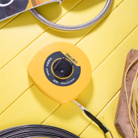 得力(deli) DL9820 20米纤维尺纤维盒式卷尺盘式皮卷尺软尺伸缩尺工程测量工具20m*12.5mm