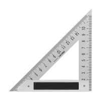 得力(deli)DL303150 三角尺铝压铸(黑)150mm