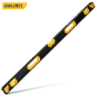 得力(deli)高精度带多功能靠尺水平仪DL2921000水平尺1000mm 工字实心铝