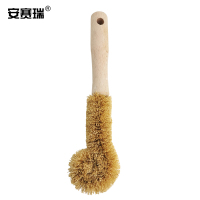 安赛瑞 椰棕丝洗杯刷 厨房用刷清洁刷 木柄洗锅刷清洁用品27357