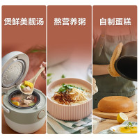 小熊 DFB-B16C1 电饭煲 电饭锅家用小2人智能预约多功能1-2人小型迷你煲汤米饭锅1.6升