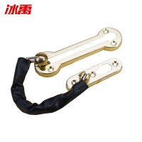 冰禹 BYly-316 不锈钢防盗门栓防盗链 门链条扣门链加粗门扣插销 红古