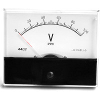 DELIXI/德力西 44C2 系列安装式指针仪表 44C2 电压表 200V 1个