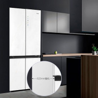 海尔(Haier)冰箱 全空间保鲜科技自由嵌入式十字对开门 四门风冷无霜 全变温冷冻智能恒温