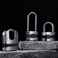 好汉锁具不锈钢挂锁通用锁具大门锁柜门锁家用宿舍门锁叶片挂锁 30BB