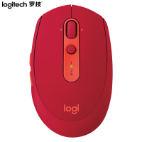 罗技(Logitech)M590鼠标 无线蓝牙鼠标 办公鼠标 对称 鼠标 带优联接收器 宝石红