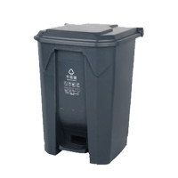 苏识 YJ-A171 上海干湿垃圾分类垃圾桶 脚踏 68L