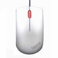 联想 ThinkPad 有线USB鼠标 笔记本电脑办公鼠标 0B47154(蓝光 陨石银)