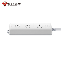公牛(BULL)GN-405D新国标插座 插线板 插排 16A 4000W功率 3位全长1.8米