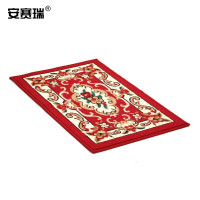 安赛瑞进门地垫入户玄关脚垫厨房防滑卫生间门口吸水防尘 宽50cm长80cm红色 700641