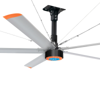 德通ICF-65H 风扇永磁电机工业大风扇6米5工业大吊扇工厂车间体育馆包上门安装