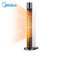 美的 取暖器 电暖器 办公室大面积暖风机冷暖两用 APP控制立式速热 2200W大功率 智能遥控 NTH22-18AR