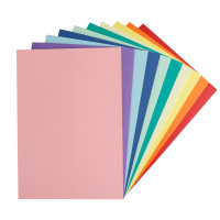 天章韵(TANGO) A4彩色卡纸硬卡纸加厚A4纸 彩色封面纸彩纸儿童学生手工折纸剪纸 12色纸混装230g60张/包