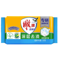 雕牌净爽青柠香透明皂大块 洗衣肥皂去渍去污 202g (单位:块)