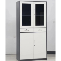 鸿业盛大HYSD-1123 长900*宽400*高1850mm文件柜铁皮钢制储物柜 中二斗