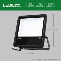 公牛(BULL)LED 投光灯工地灯园林照明露营灯 IP65防水100W-6500K白光 MG-A100A-AE