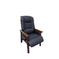 仓迪 CD-1353 办公家具木质加皮质大班椅商务办公椅700*820*1160mm (±5cm)