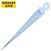 史丹利(STANLEY) 35-353-23 测径尺不锈钢间隙尺塞尺锥形尺孔径三角楔形尺15mm
