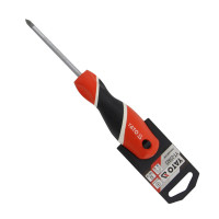 易尔拓(YATO)5mm*75mm YT-25923 三色柄十字螺丝刀磁性改锥起子螺丝批