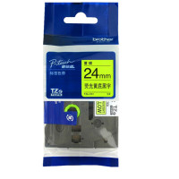 兄弟 TZe-C51 标签机色带 24mm荧光黄底黑