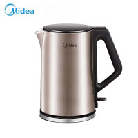 美的(Midea) HJ1510A 1.5L电热水壶双钢防烫无缝内胆304不锈钢防干烧防烫