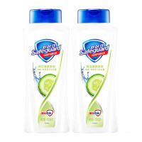 舒肤佳青瓜清爽香型沐浴露 800ml( 400ml*2瓶)男女士沐浴乳沐浴液无皂基pH中性温和易冲洗 健康清爽系列