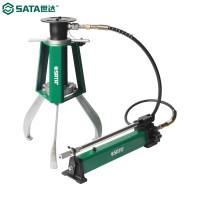 世达(SATA)液压拉马分体式液压拔轮器三爪拉马 起拔器 99014(20吨)