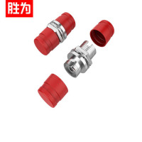 胜为 OCF-103工程电信级FC-FC方形 (5个装) 光纤头耦合器法兰盘