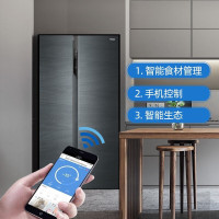 海尔(Haier)冰箱 双开门新一级能效双变频风冷无霜干湿分储602升BCD-602WGHSS5EDYU1