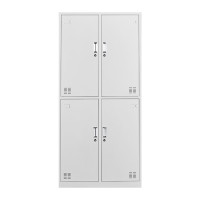 東業家具(DONGYEFURNITURE)四门更衣柜 员工柜储物柜带锁铁皮柜更衣室衣柜浴室寄存包柜