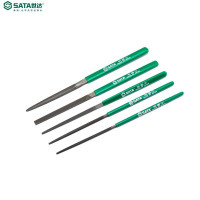 世达(SATA)5件套迷你钳工锉小锉刀中齿平锉半圆锉方锉圆锉三角锉 03901