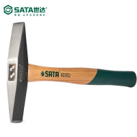 世达(SATA)除渣锤胡桃木柄焊工焊接焊渣清除锤子尖锥铁锤92352(0.6磅)