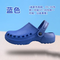 谋福(CNMF)手术工作鞋 无尘实验室男女拖鞋EVA包头( 21款深蓝色 37/38 )