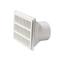 联塑 PVC-U排水配件侧地漏 PVC- 白色 dn75