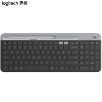 罗技(Logitech)K580 键盘 无线蓝牙键盘 办公键盘 便携超薄键盘 笔记本键盘 平板键盘 K580 灰色