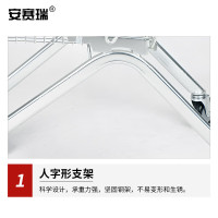 安赛瑞 超市购物车 商场卖场手推理货车 加厚理货车 210L PU轮 2C00073