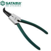 世达(SATA)德式轴用曲口弯口卡簧钳弹簧钳子电工机修维修工具 72023(9英寸)