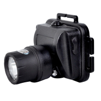 工迈 固态头灯 CFB5130C 光源:LED电压:DC3.7V功率:3W工作时间:≥8h/15h频闪重量:90g外形尺寸:50*65*60mm防护等级:IP67备注:锂电池充电