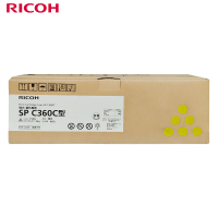 理光(Ricoh)SP C360C黄色墨粉盒1支装 适用于SP C360DNw/C360SFNw