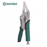 世达(SATA)尖嘴带刃快速释放大力钳不易变形钳子防滑防夹铁皮钳省力钳 71001(6英寸)